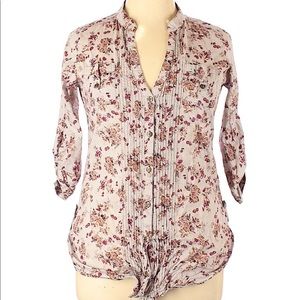 Floral Button Down Top